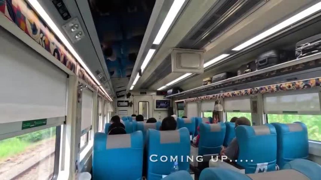 First time on Indonesian train - Jakarta to Yogyakarta - Taksaka 82 EXECUTIVE