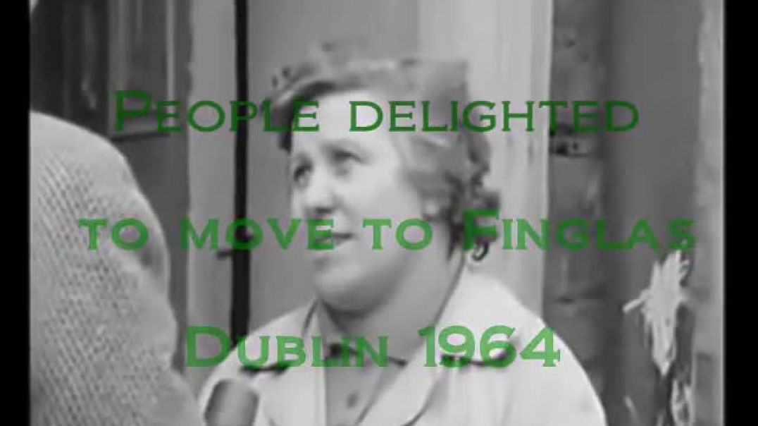 ⁣people delighted to move to Finglas 1964