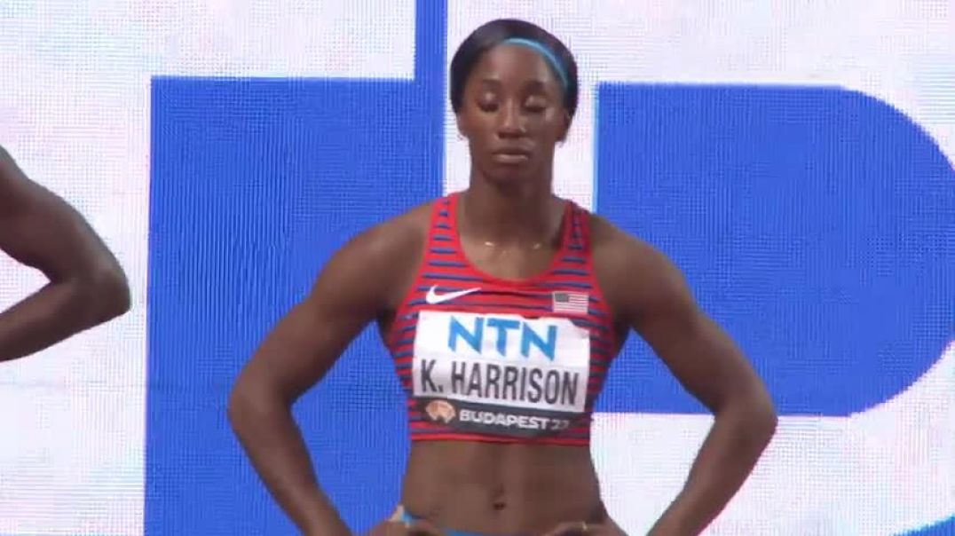 ⁣Keni Harrison flies into Worlds final with another stellar 100 hurdles run at Worlds   NBC Sports