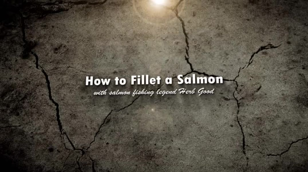 ⁣How to Fillet a Big Salmon and Prepare it for Smoked Salmon Recipe