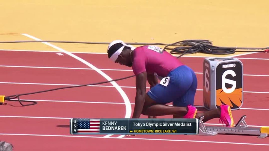 ⁣Team USAs Kenny Bednarek tops 200m heat with authority, moves on to semifinals | NBC Sports