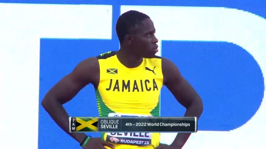 ⁣Repeat denied Fred Kerley eliminated in 100m semis, Seville clinches finals spot   NBC Sports