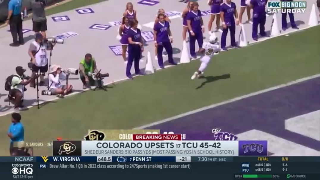 ⁣Deion Sanders, Colorado UPSET No. 17 TCU 45-42 on the Road [FULL RECAP] | CBS Sports