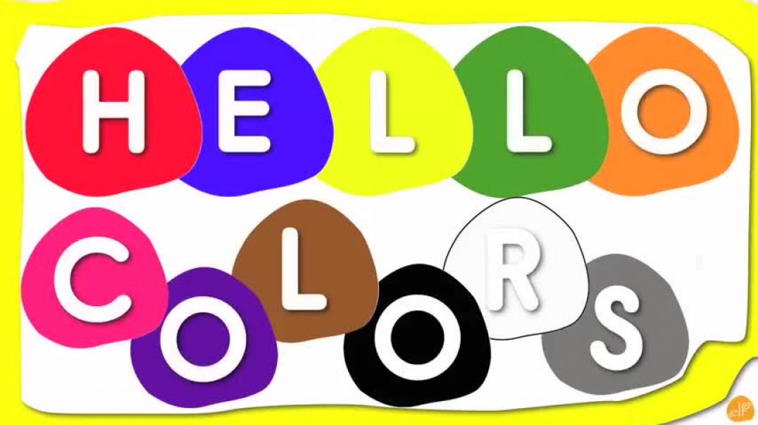 ⁣Learn Colors - Preschool Chant - Colors Song for Preschool by ELF Learning - ELF Kids Videos