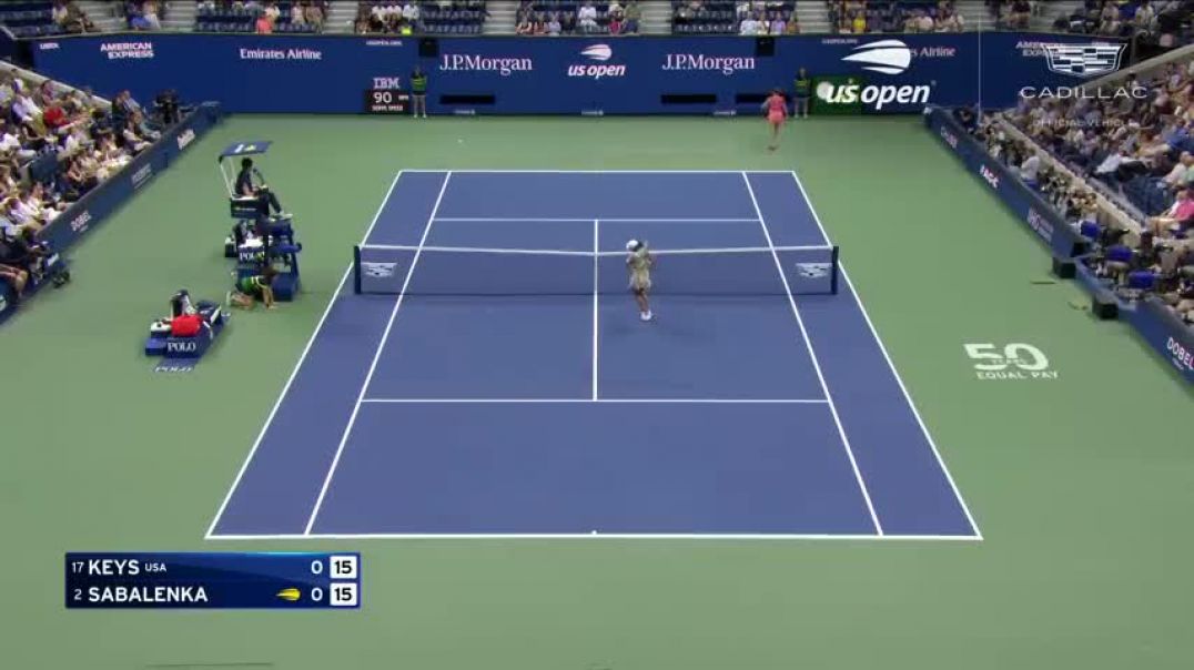 ⁣Madison Keys vs. Aryna Sabalenka Highlights | 2023 US Open Semifinal