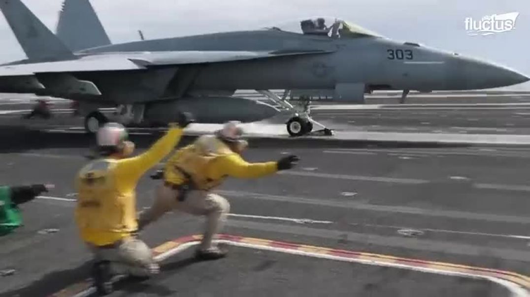 ⁣When US Navy Most Feared Jets Miss Landing on US Aircraft Carriers