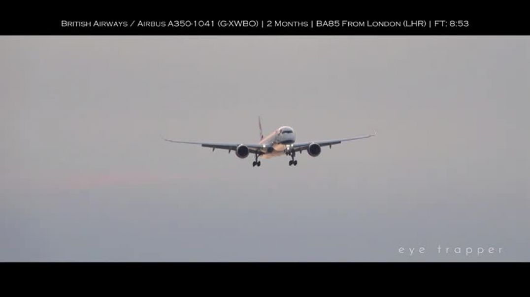 ⁣(4K) Evening Plane Spotting CLOSE-UPS   Vancouver Airport   A35K, B77W, A359