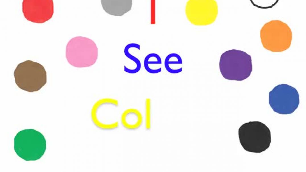 Color Song for Toddlers (Original Version) - I See Colors Everywhere - Elf Kids Videos