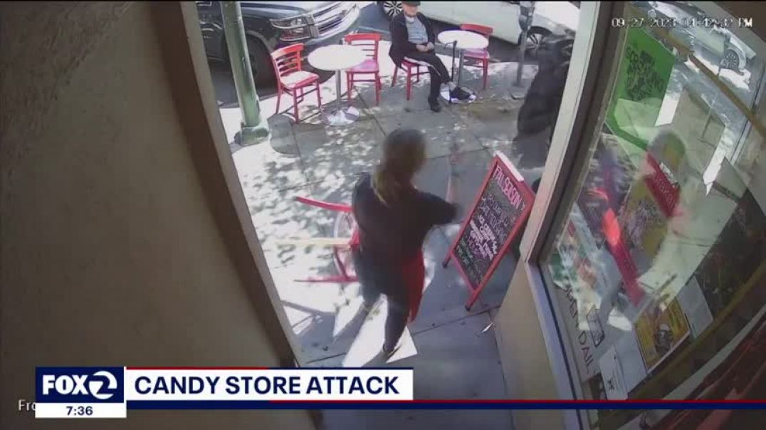 ⁣Candy store owner, employee and customer attacked at San Francisco store