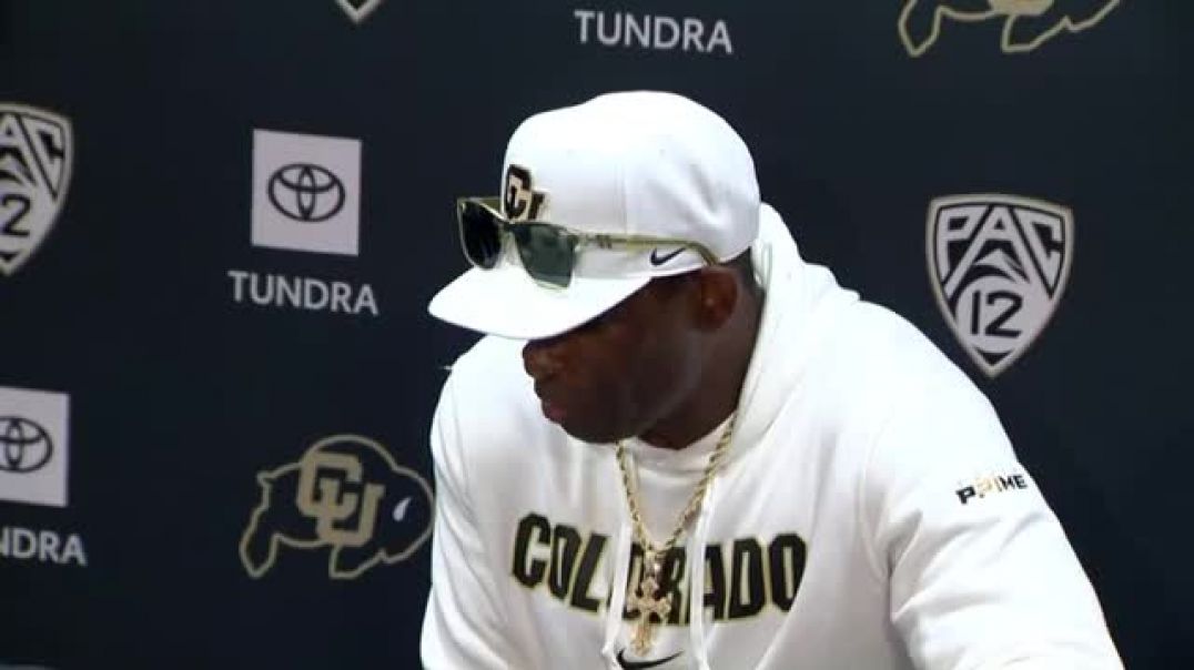 Deion Sanders full press conference after Colorado's 45-42 upset win over No