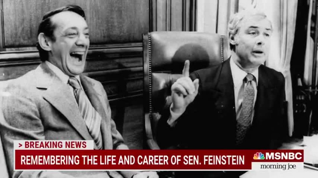 ⁣Andrea Mitchell: Sen. Feinstein was a leading woman senator for generations