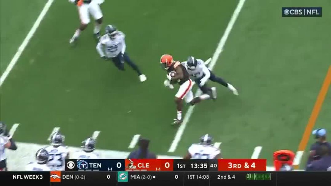 ⁣Tennessee Titans vs. Cleveland Browns | 2023 Week 3 Game Highlights