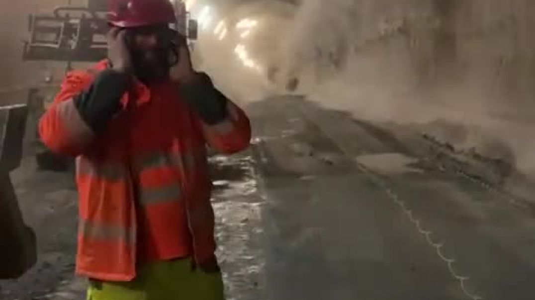 Explosion Sends Shockwaves Through Tunnel   ViralHog
