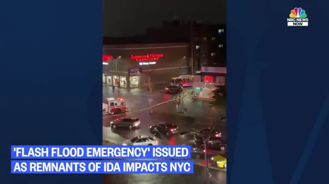 ⁣See Footage Of New York City's Flash Flood Emergency