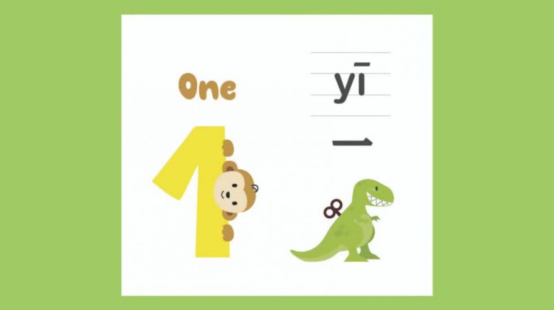 ⁣Learn Numbers 1-10 in Mandarin Chinese for Toddlers, Kids  Beginners  数字  Learn Chinese for Kids