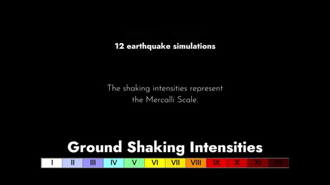⁣Earthquake SIZE Comparison - 3D OFFICE (12 quakes)