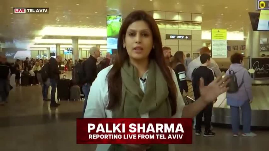 ⁣Ground Report From Israel's Tel Aviv Airport | Israel-Palestine War