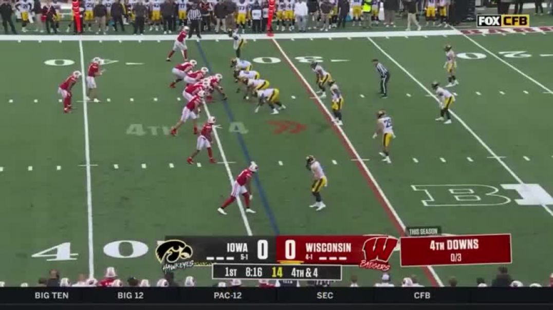 ⁣Iowa at Wisconsin Badgers | Highlights | Big Ten Football | Oct. 14, 2023