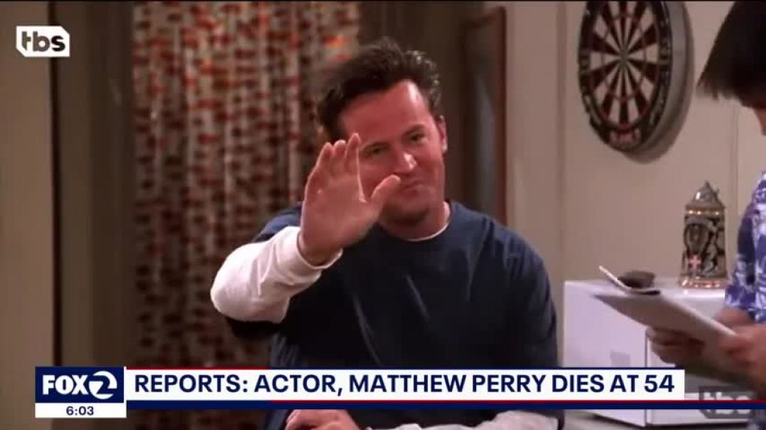 ⁣Matthew Perry, star of 'Friends,' dies after apparent drowning