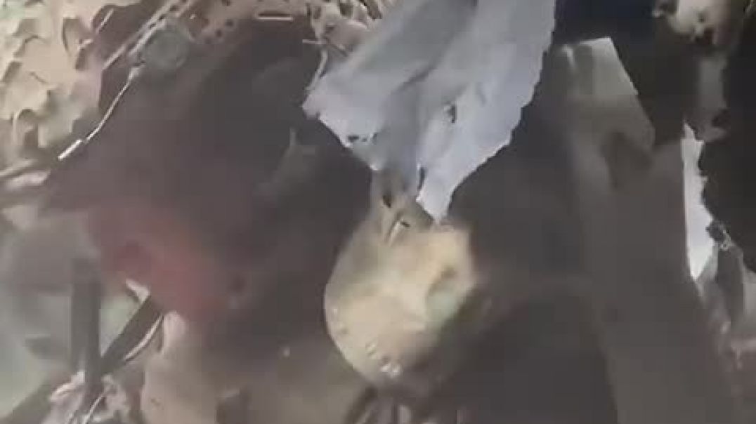 ⁣Ukrainian drone operator shrugs off a near miss of an artillery shell