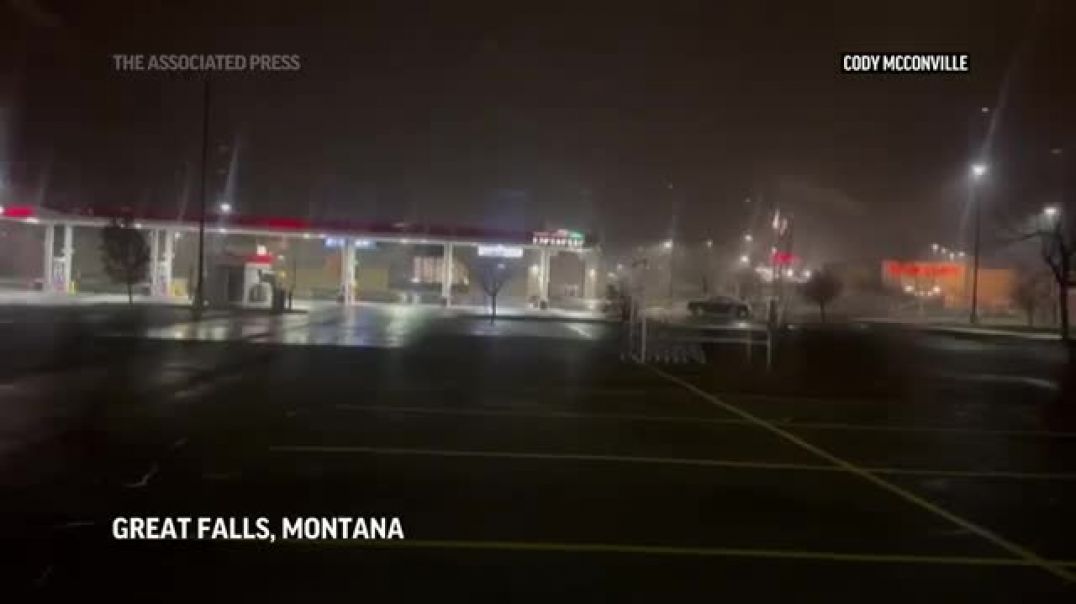 ⁣First major snow storm of the season impacts Montana