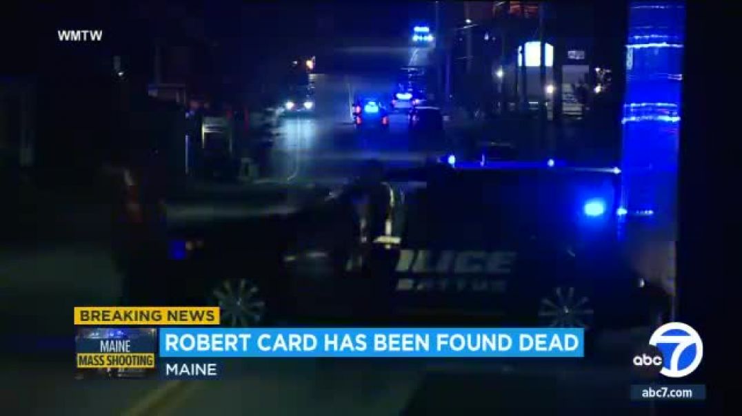 ⁣Maine mass shooting suspect Robert Card found dead