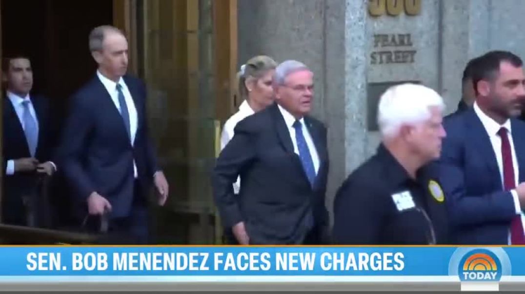 ⁣Sen. Bob Menendez charged with acting as foreign agent for Egypt
