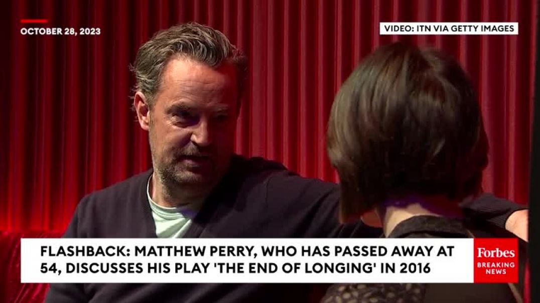 ⁣FLASHBACK Matthew Perry—Who Has Passed Away At 54—Discusses His Play In 2016