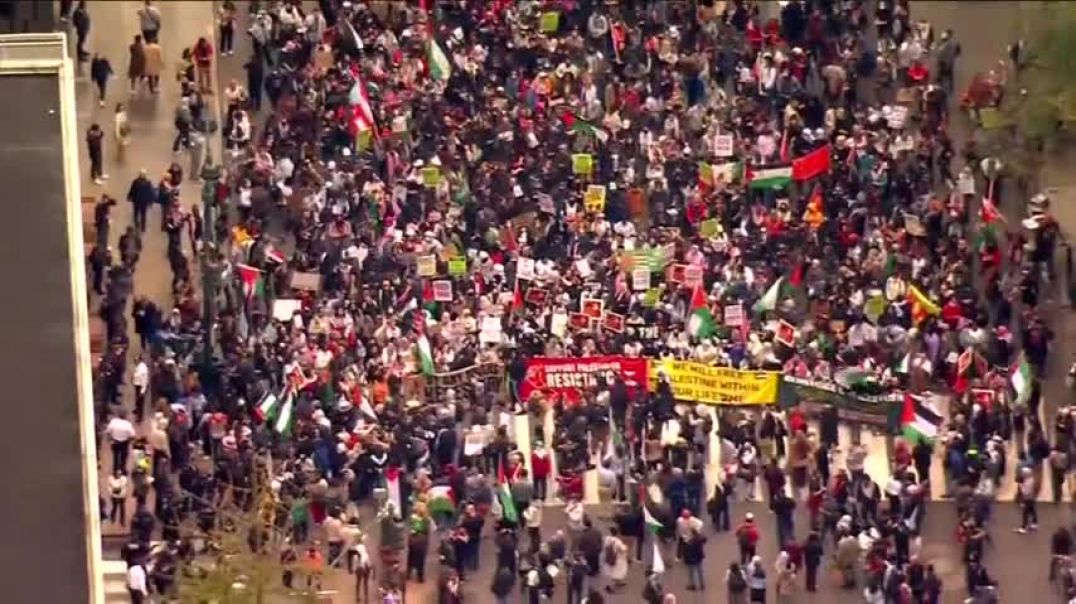 Israeli, Palestinian supporters rally and clash for a second day in NYC