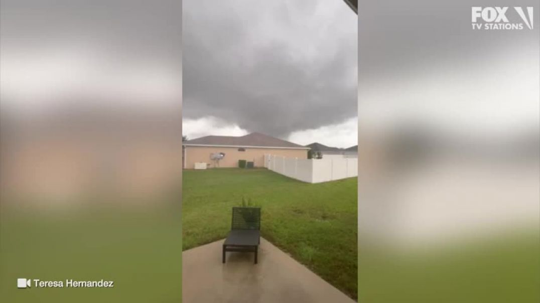 ⁣Massive EF 2 tornado rips through Ocala, Florida