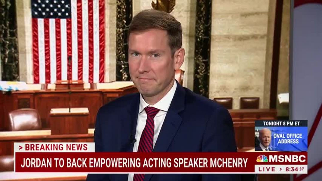 ⁣BREAKING Jordan to back plan empowering interim speaker McHenry