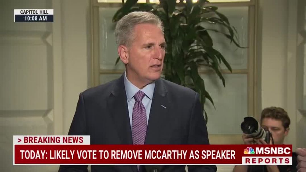 ⁣McCarthy on vote to remove him as speaker: 'I just don't give up'