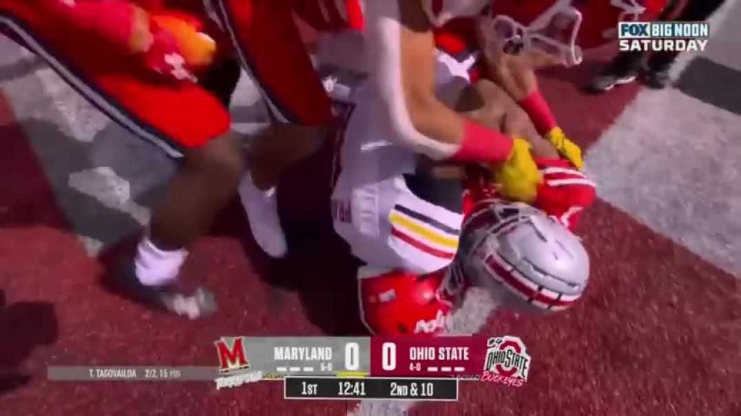 ⁣Maryland at Ohio State | Highlights | Big Ten Football | Oct. 7, 2023