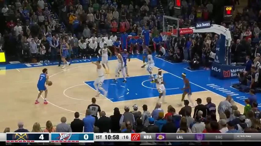 NUGGETS at THUNDER   FULL GAME HIGHLIGHTS   October 29, 2023