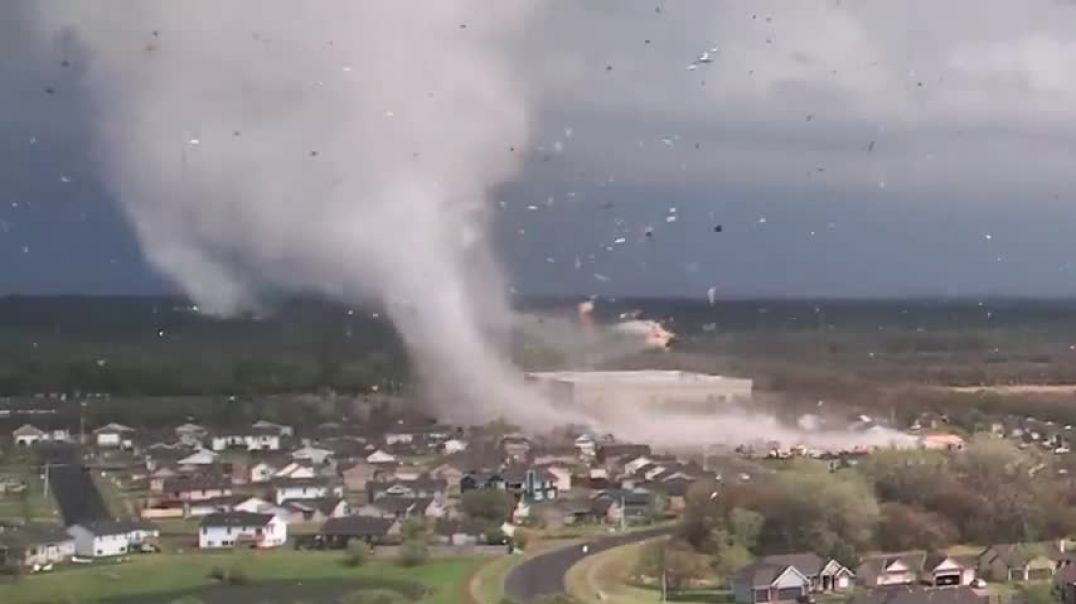 ⁣The Most Insane Tornado Video Compilation of All Time (Drone & Ground Footage, Andover, KS)