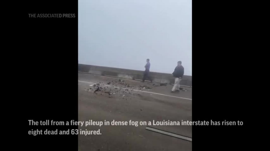 ⁣Driver recalls deadly Louisiana interstate pile-up