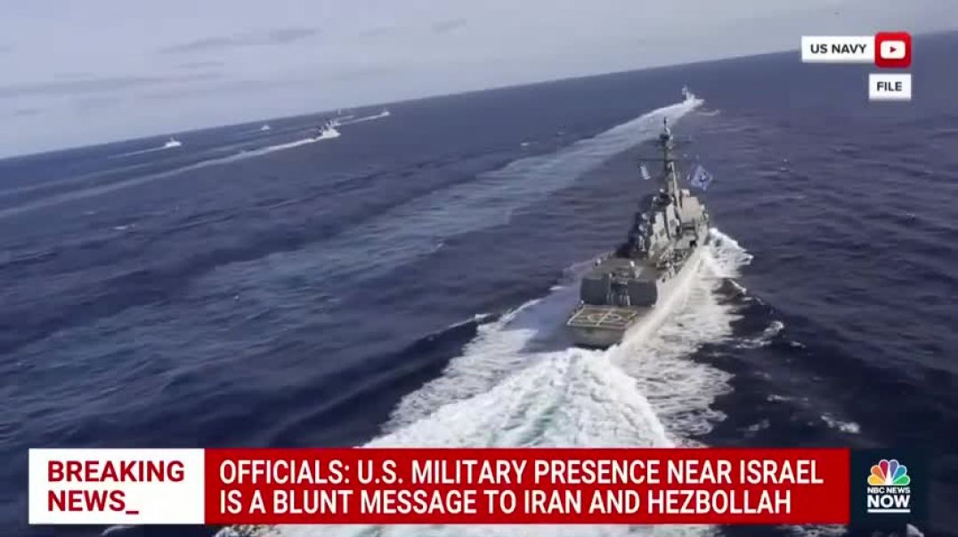 ⁣Officials: U.S. military presence near Israel a blunt message to Iran and Hezbollah
