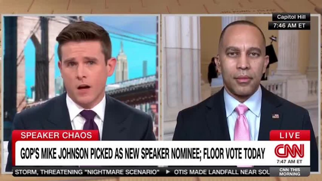 Leader Hakeem Jeffries joins CNN This Morning