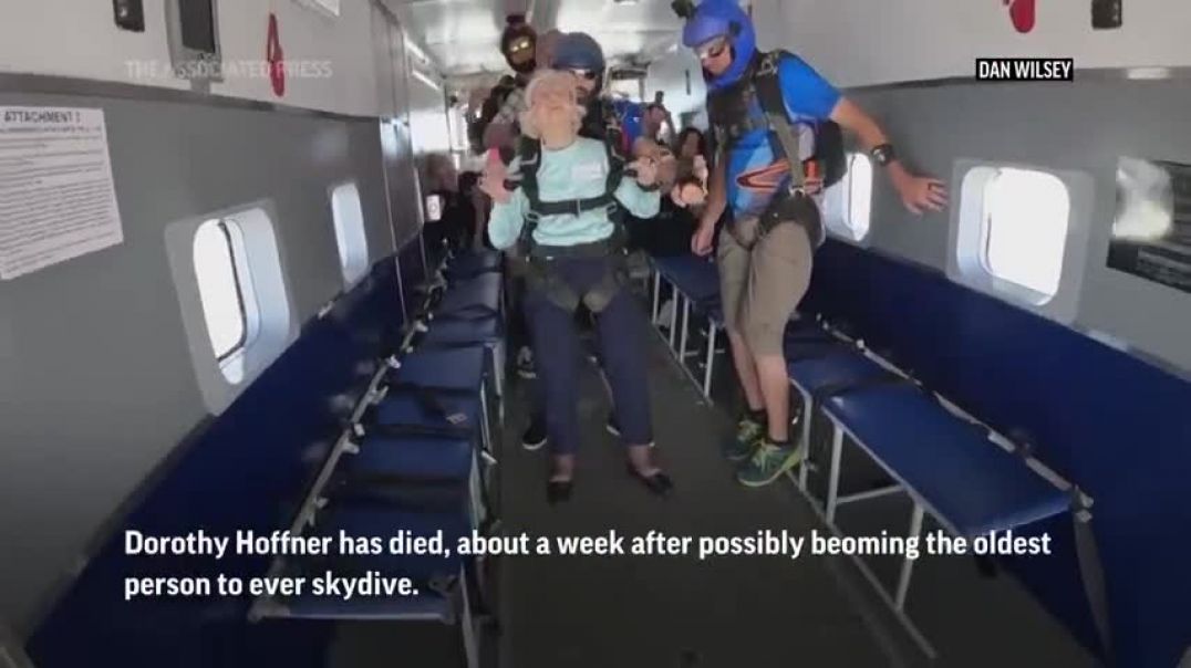 ⁣104-year-old Chicago woman dies a week after making skydive that could make her oldest skydiver