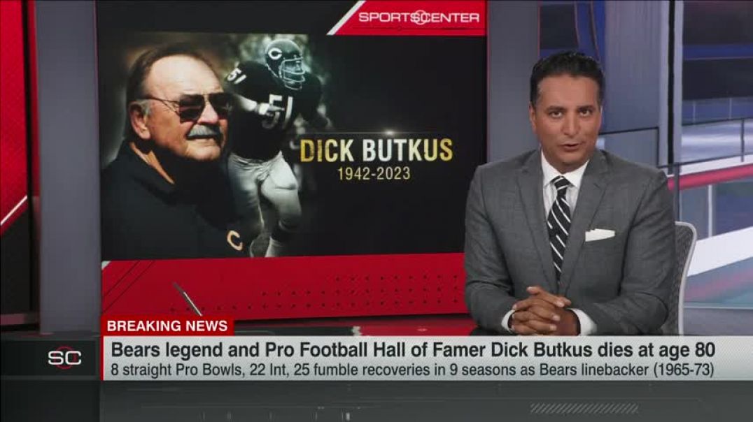 ⁣Chris Berman reflects on the impact Dick Butkus had on the Chicago Bears & NFL | SportsCenter