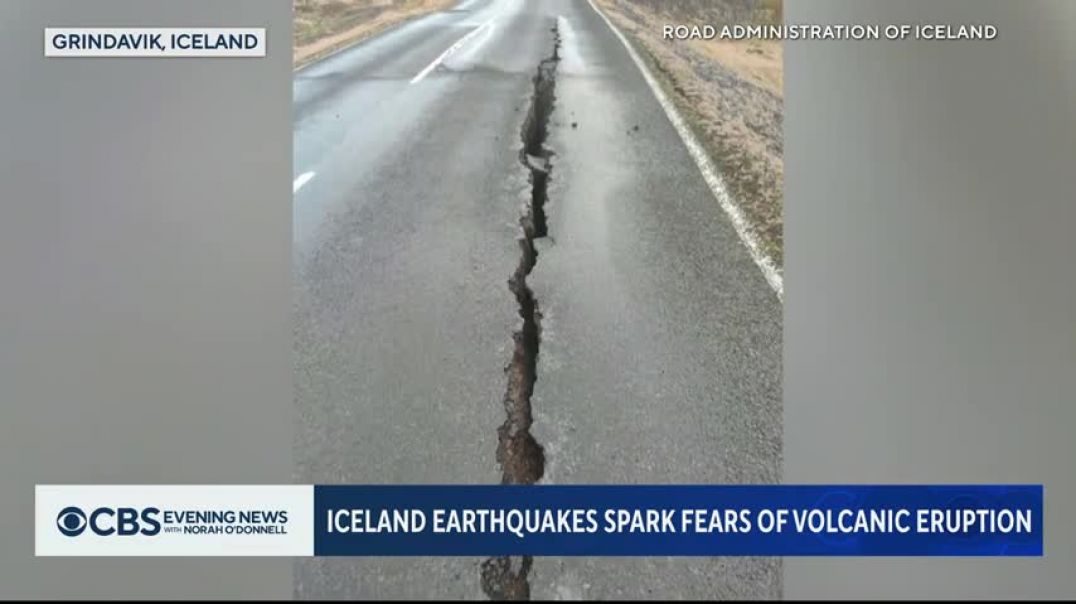 ⁣Iceland earthquakes spark fears of volcanic eruption