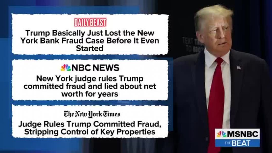 ⁣Losing Trump loses fraud case as lawyers ask if his sons must move out