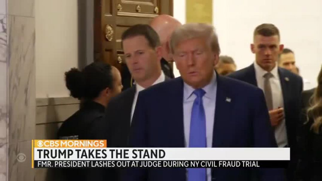 ⁣Former President Donald Trump clashes with judge in New York fraud trial
