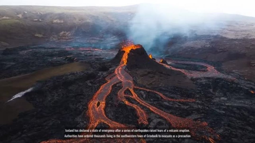 ⁣Iceland volcano Emergency declared over volcano Fagradalsfjall eruption concerns - Ar news flash