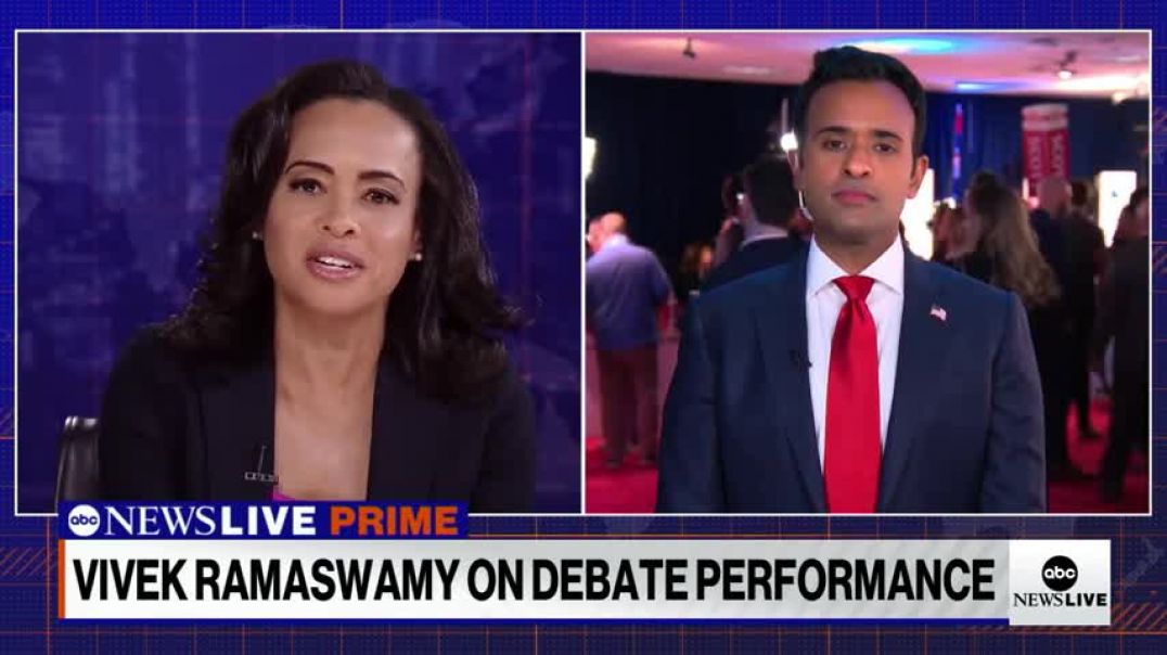 Vivek Ramaswamy discusses performance in 3rd Republican debate