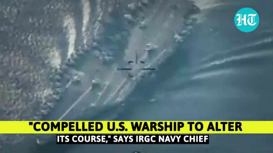 ⁣Iran Scares Away U.S. Warship In Gulf Water; Compelled To Alter Course | Watch