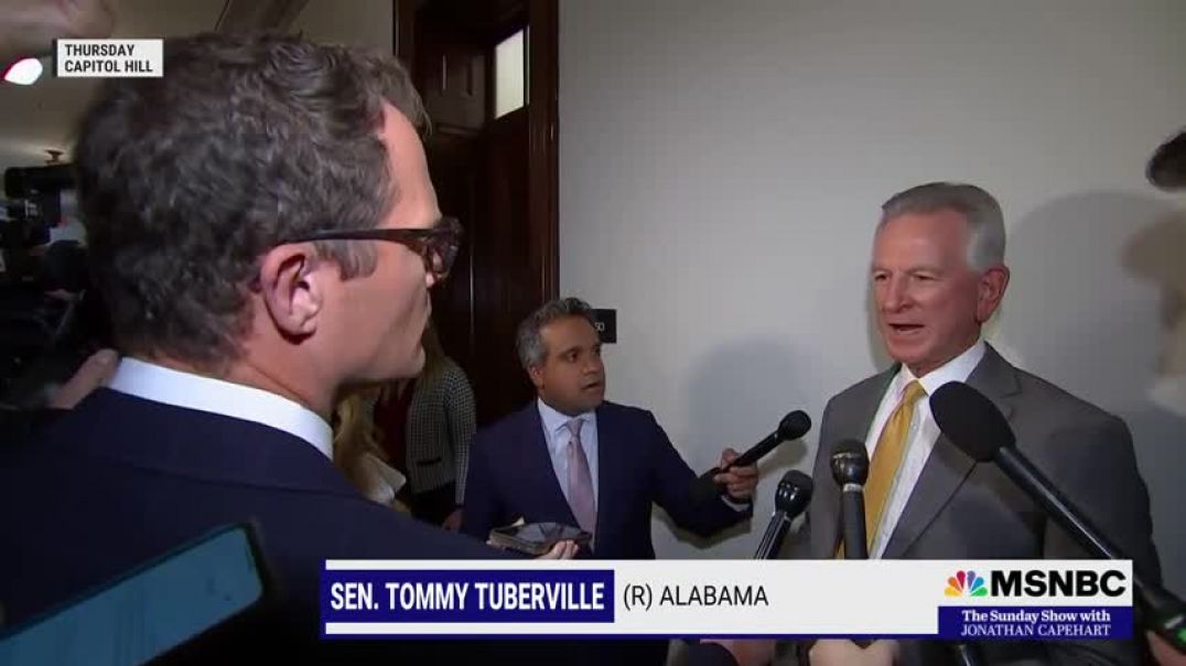⁣Senator Tommy Tuberville's shameful military blockade