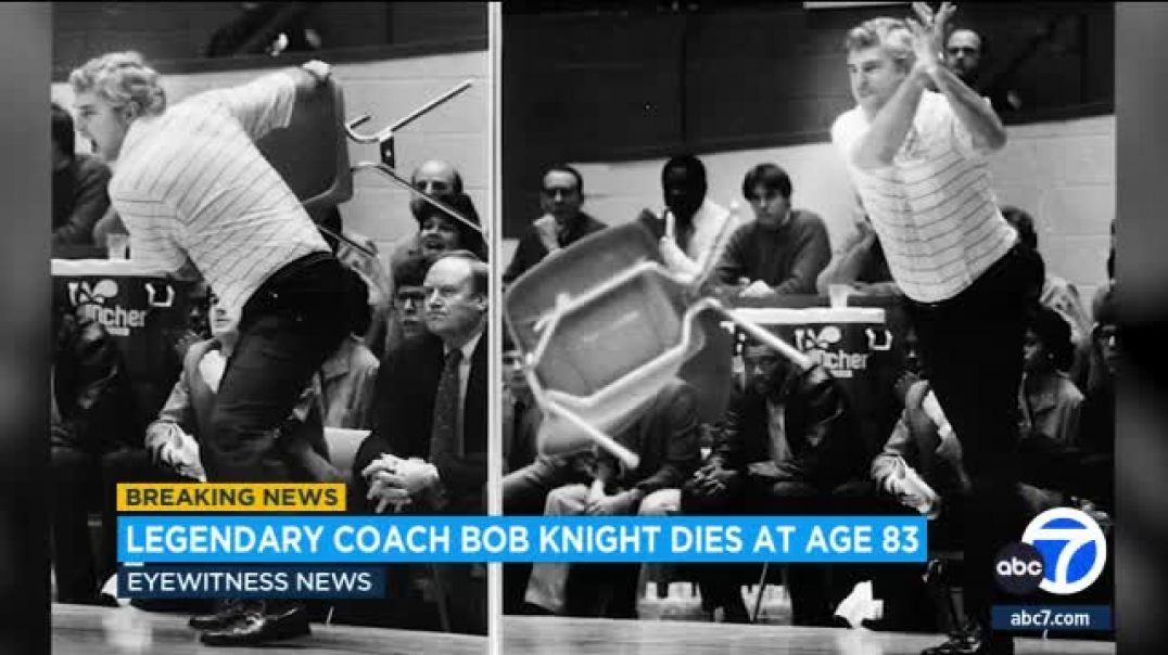 ⁣Bob Knight, legendary Indiana basketball coach, dies at age 83