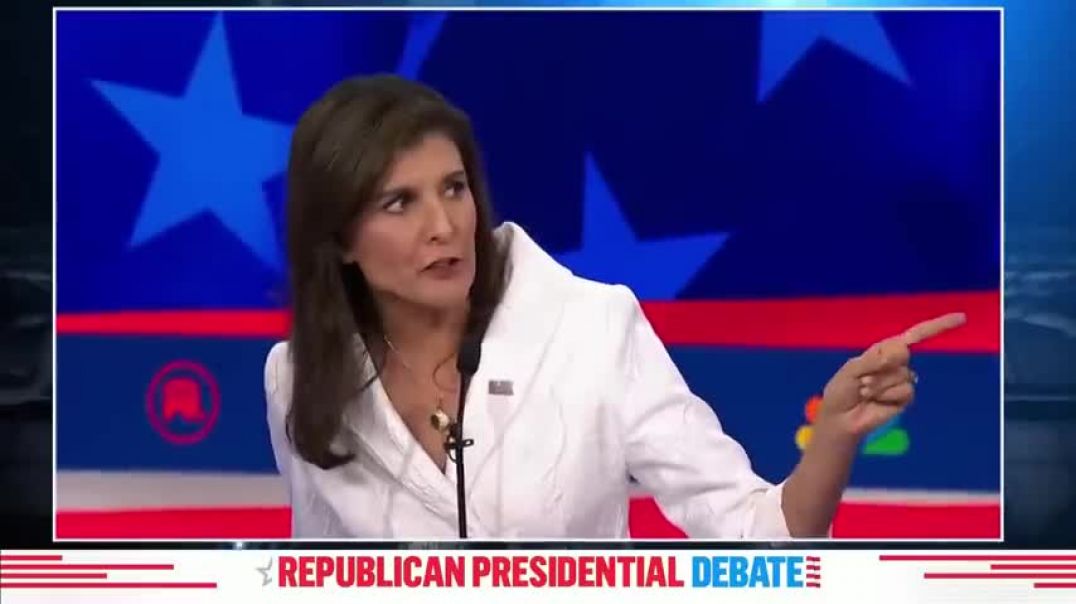 ⁣Nikki Haley talks about moment she called Vivek Ramaswamy 'scum' on debate stage