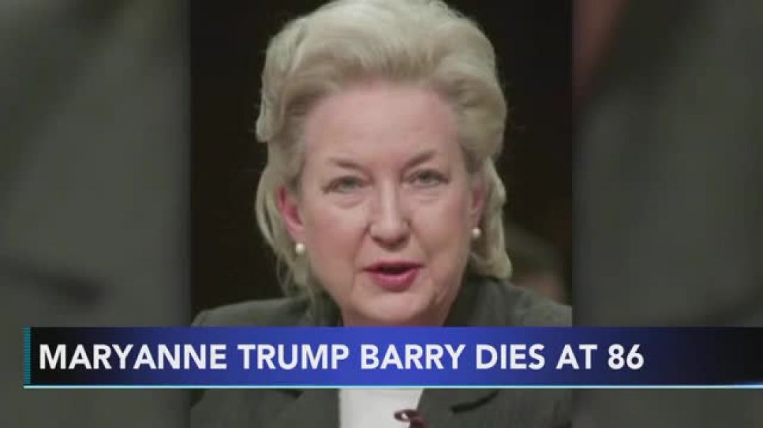 ⁣Donald Trump's sister Maryanne Trump Barry found dead in NYC apartment